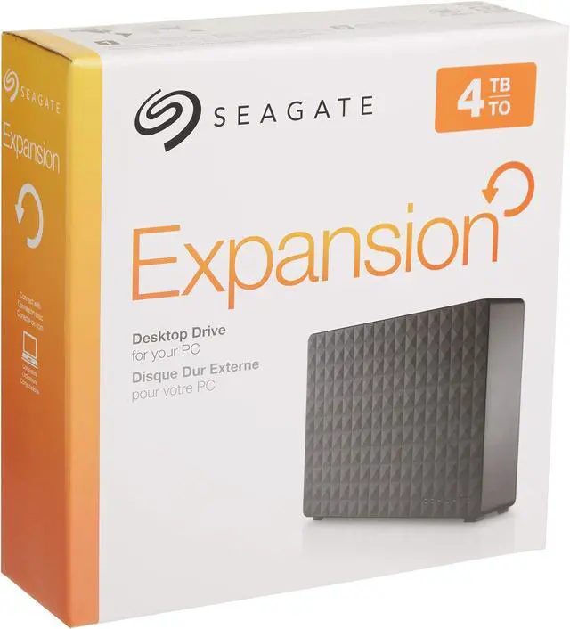 Alt view image 2 of 5 - Seagate Expansion 3TB Desktop External Hard Drive USB 3.0 (STEB3000100)