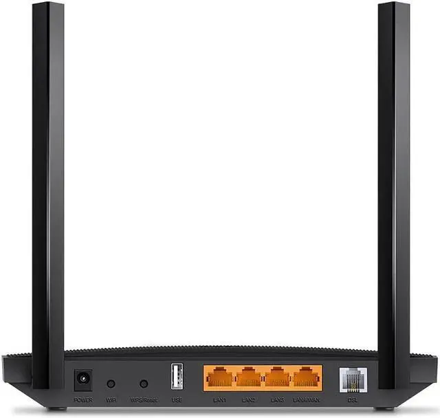Alt view image 3 of 4 - TP-LINK Archer VR400 Dual-band (2.4 GHz / 5 GHz) Gigabit Ethernet Black 3G 4G
