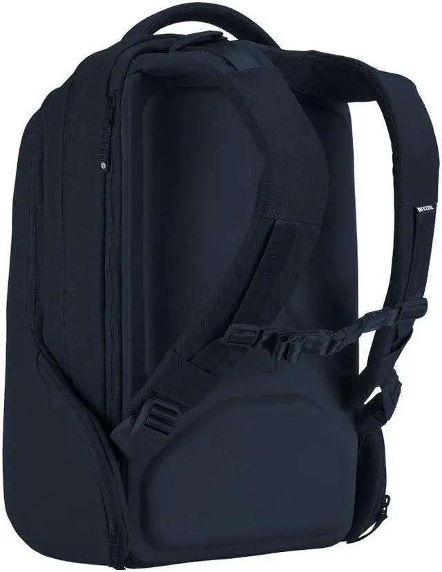 Alt view image 4 of 5 - Incase ICON Durable Travel Backpack, Laptop Bag with Strong 840 Nylon, Fits 16-inch Laptop, Carry On Backpack for Travel (Navy)