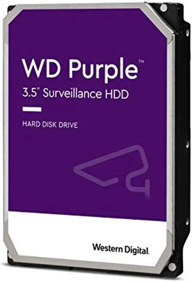 Main image of Western Digital 8TB WD Purple Surveillance Internal Hard Drive HDD - SATA 6 Gb/s, 256 MB Cache, 3.5" - WD82PURZ
