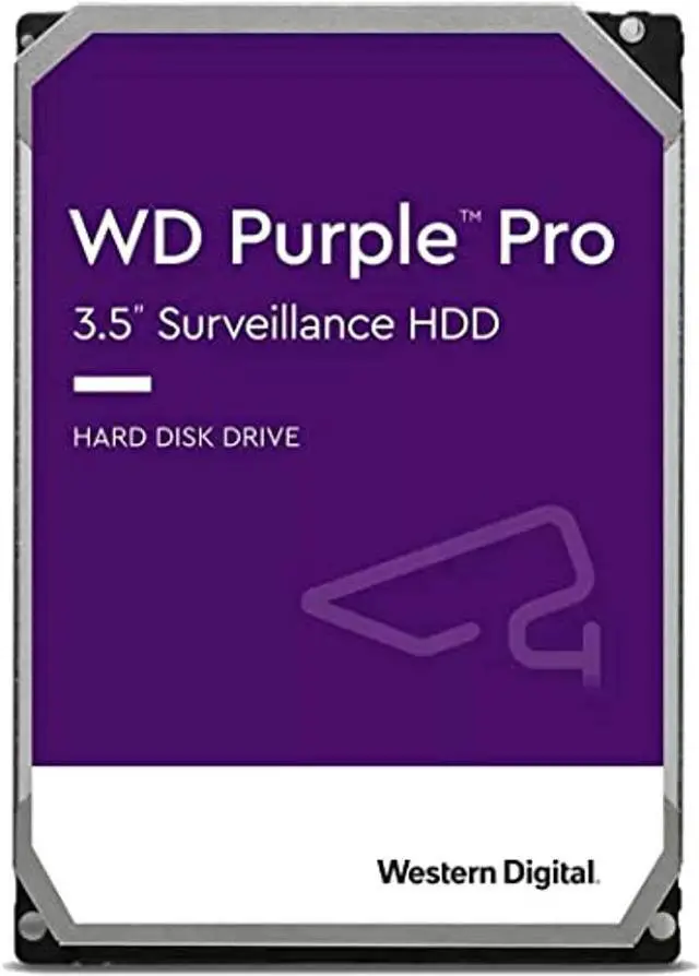 Main image of Western Digital 8TB WD Purple Pro Surveillance Internal Hard Drive HDD - SATA 6 Gb/s, 256 MB Cache, 3.5" - WD8001PURP