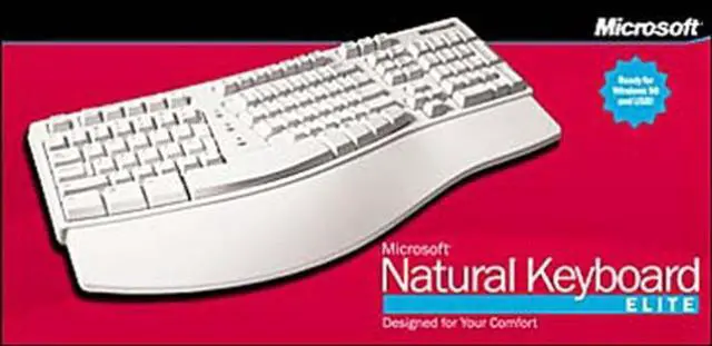 Alt view image 2 of 2 - Microsoft Natural Keyboard Elite