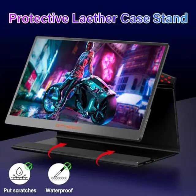 Alt view image 4 of 5 - GT MEDIA 17.3'' External Portable Monitor for Laptop, 60Hz Laptop Screen Extender and 1080P IPS FHD Portable Gaming Monitor.Multi-System Compatible with HDMI/Type C Plug and Play