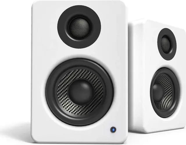 Main image of Kanto YU2MW PC Gaming Desktop Speakers | 3" Composite Drivers | 3/4" Silk Dome Tweeter | Class D Amplifier | 100 Watts | Built-in USB DAC | Subwoofer Output | Pair | Matte White