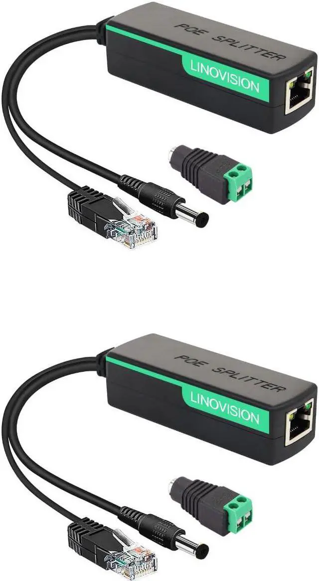 Alt view image 4 of 5 - LINOVISION Industrial 8-Port Full Gigabit BT 90W POE Switch and DC12V POE Splitter