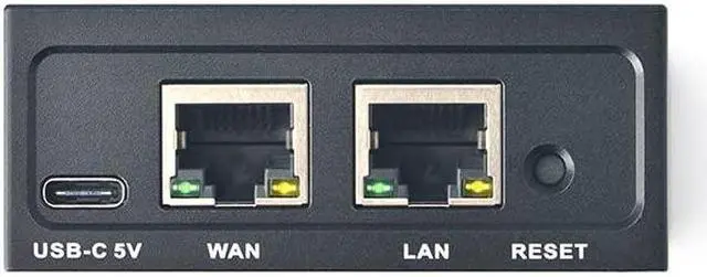 Alt view image 4 of 5 - Nanopi R4S Mini Portable Travel Router OpenWRT with Dual-Gbps Ethernet Ports 4GB LPDDR4 Based in RK3399 Soc for IOT NAS Smart Home Gateway(Without MAC chip)