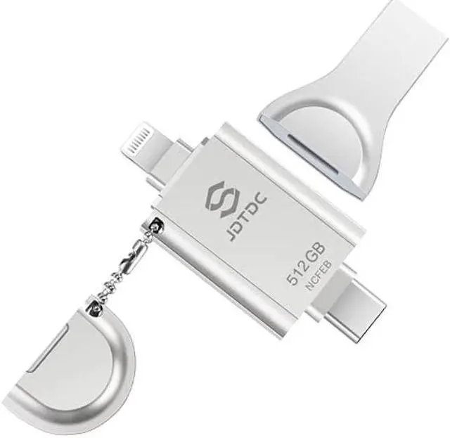 Main image of Apple MFi Certified 512GB Photo-Stick-for-iPhone 15/14/13/12 Flash Drives External Storage Stick for USB C iPhone-Thumb-Drive Memory-Mobile-for-Android iPad-Flash-Drive iPhone-Photo-Transfer-Stick