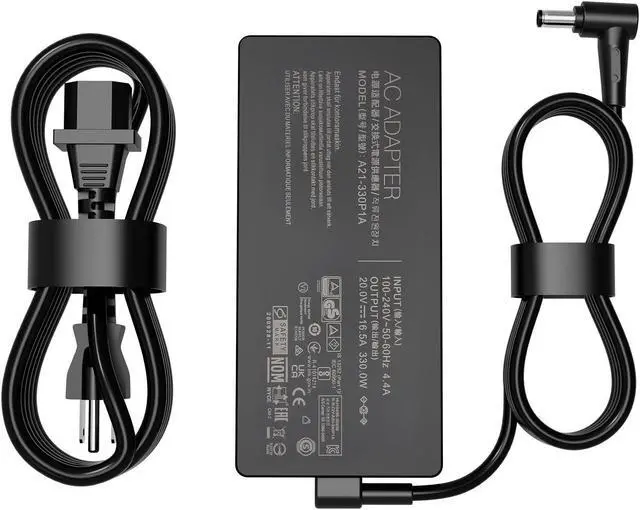 Main image of 330W 20V 16.5A AC Laptop Charger for Asus Rog Strix Scar 16 17 17SE 18 G18 Zephyrus-Duo-16 G733PZ G733PY G733P G733 G733CX G814JZ G834JY A21-330P1A A22-330P1A Power Supply Adapter Cord
