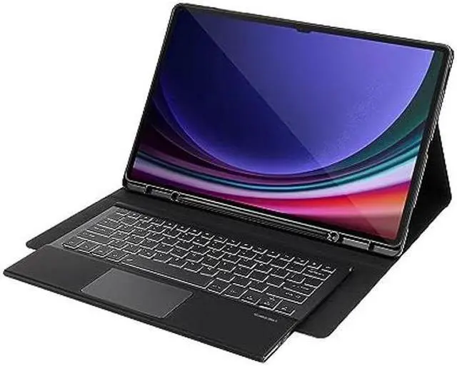 Main image of SaharaCase Protection Bluetooth Keyboard Case with TrackPad for Samsung Galaxy Tab S9 Ultra (2023) [Shockproof Bumper] Heavy Duty Rugged Protection Antislip Integrated Kickstand - Black