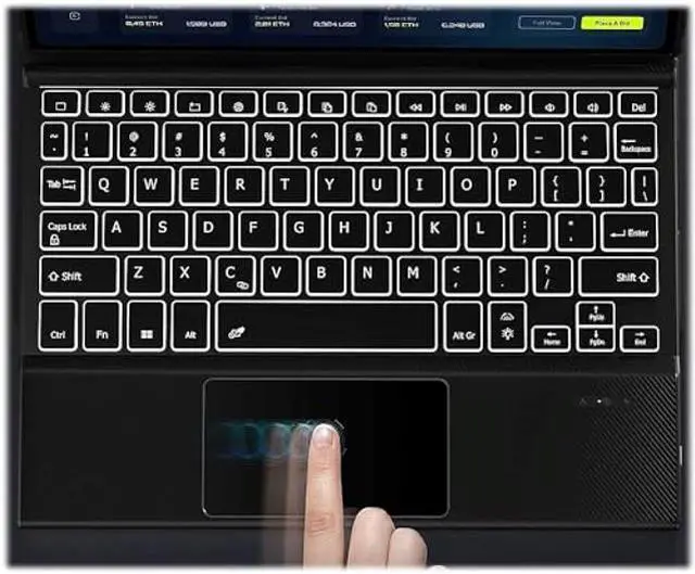 Alt view image 4 of 4 - SaharaCase Protection Bluetooth Keyboard Case with TrackPad for Samsung Galaxy Tab S9 [Shockproof Bumper] Heavy Duty Rugged Protection Antislip Integrated Kickstand - Black