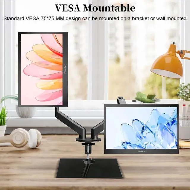 Alt view image 5 of 5 - Visual Beat 13.3" Portable USB Type-C Monitor, 1080P FHD, IPS, 100% DCI-P3, External Screen with Premium Smart Cover Dual Speakers for Xbox,PS4,Switch,Laptop,PC,Phone,Surface...
