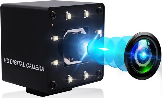 Main image of IFWATER 4K Autofocus USB Camera with Mini Metal Case,1/2.8" IMX415 Sensor Mini UVC PC Webcam 100 Degree No Distortions Lens, Plug and Play for Windows Linux Android and Mac OS