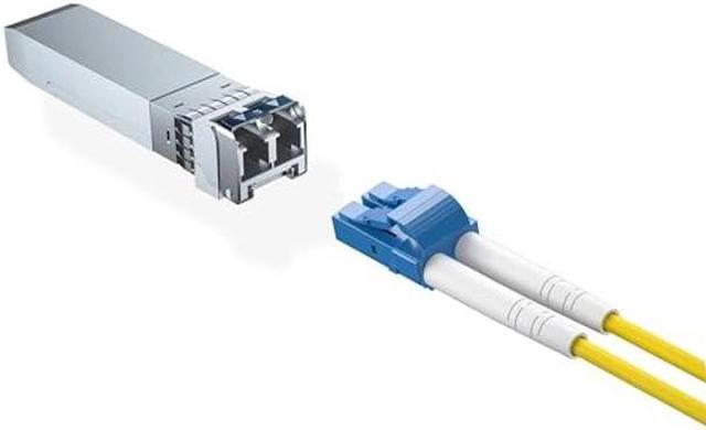 Alt view image 3 of 4 - 10 Pack 10G Single Mode SFP+ LC Module, 10GBase-LR Fiber Transceiver for Cisco SFP-10G-LR, Meraki MA-SFP-10GB-LR, Ubiquiti UniFi UF-SM-10G, Mikrotik, Netgear, D-Link and More (SMF,1310nm,10km,DDM)