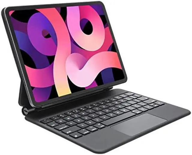 Main image of Magic-Style Keyboard Case for 10.9 iPad Air 2022 5th/ 4th Gen, iPad Pro 11 inch 2022 4th/ 3rd/ 2nd/ 1st Gen, Wireless Bluetooth Keyboard with Floating Stand, Multi-Touch Trackpad, Detachable Magnetic
