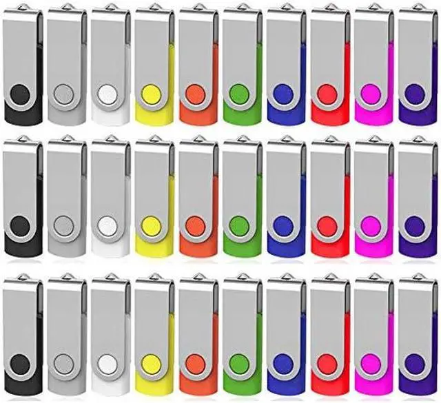 Main image of AreTop Bulk USB Flash Drives 4GB 50 Pack, USB 2.0 Pendrive Bulk USB Drive Memory Stick 4GB FlashDrive Pack Thumb Drives (50 PCS 4GB, 10 Mix-Colors)