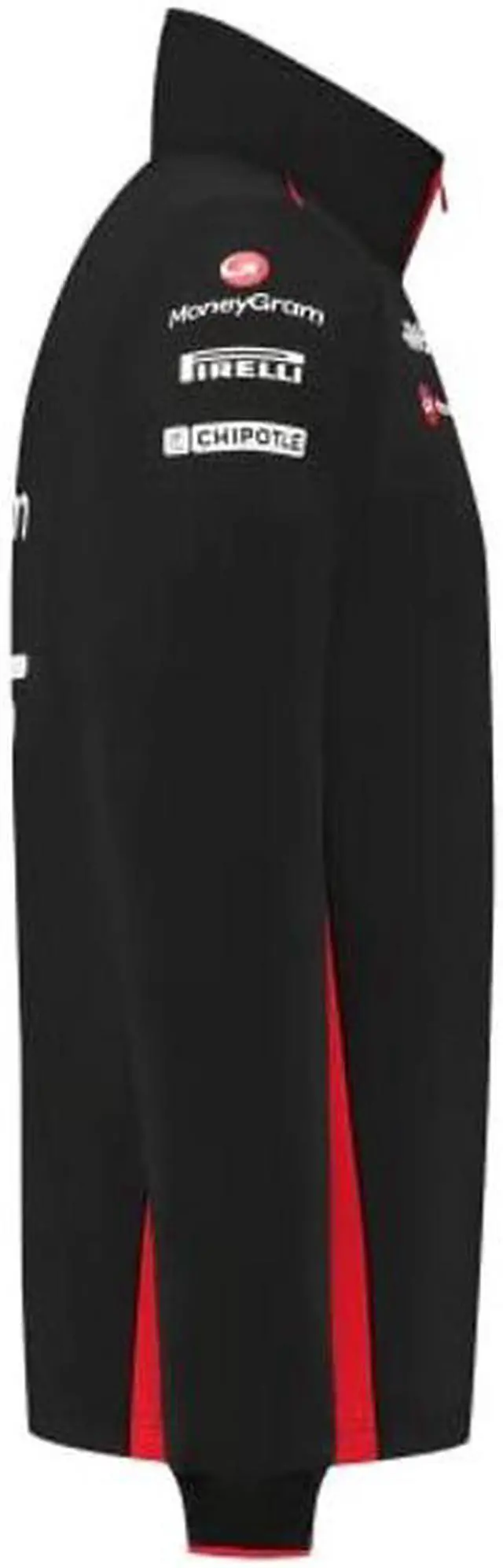 Alt view image 4 of 5 - CMC Motorsports Haas Racing F1 2023 Team Fitted 1/4 Zip Sweater Black