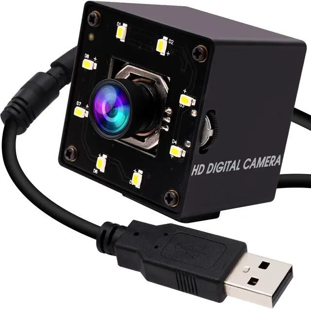Main image of ELP 4K USB Camera Night Vision 8mp Autofocus Webcam for Computer Mini UVC USB2.0 Lightburn Camera IMX415 USB Security Camera PC Camera for Raspberry pi Jetson Nano (100degree No Distortion Lens)