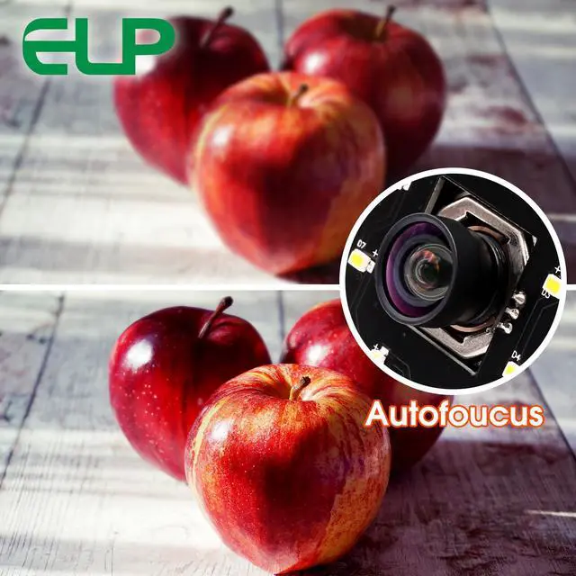 Alt view image 2 of 5 - ELP 4K USB Camera Night Vision 8mp Autofocus Webcam for Computer Mini UVC USB2.0 Lightburn Camera IMX415 USB Security Camera PC Camera for Raspberry pi Jetson Nano (100degree No Distortion Lens)