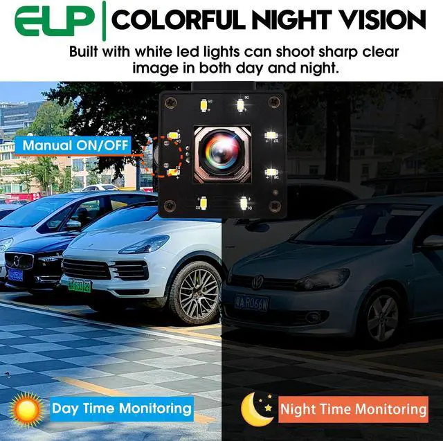 Alt view image 3 of 5 - ELP 4K USB Camera Night Vision 8mp Autofocus Webcam for Computer Mini UVC USB2.0 Lightburn Camera IMX415 USB Security Camera PC Camera for Raspberry pi Jetson Nano (100degree No Distortion Lens)