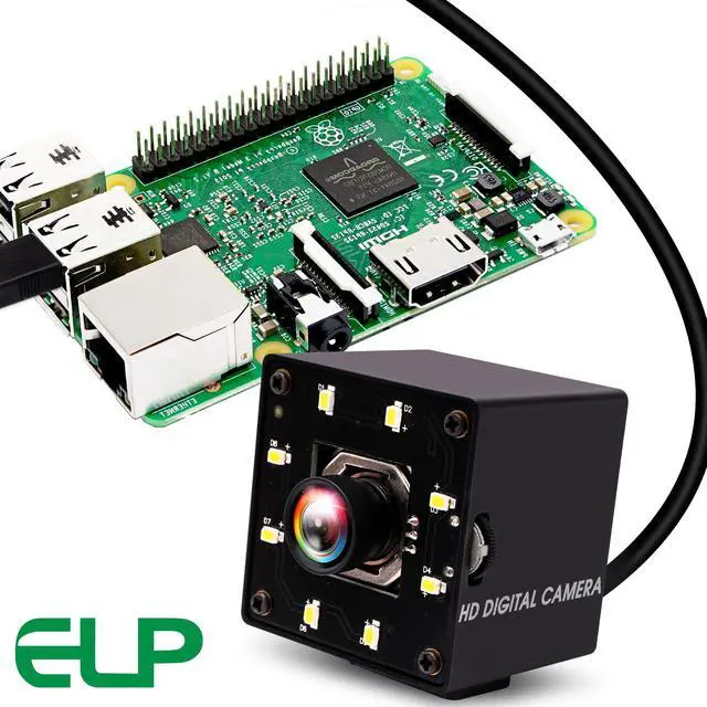 Alt view image 5 of 5 - ELP 4K USB Camera Night Vision 8mp Autofocus Webcam for Computer Mini UVC USB2.0 Lightburn Camera IMX415 USB Security Camera PC Camera for Raspberry pi Jetson Nano (100degree No Distortion Lens)