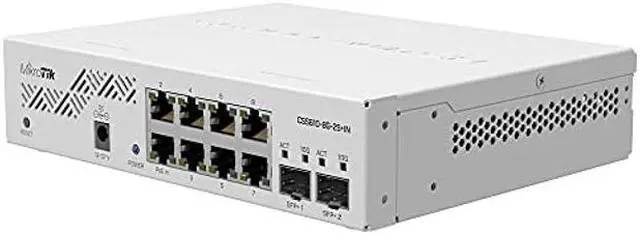 Main image of Mikrotik CSS610-8G-2S+in Cloud Smart Switch 8X Gigabit Ethernet Ports 2X SFP+ Ports for 10G Fiber and PoE-in