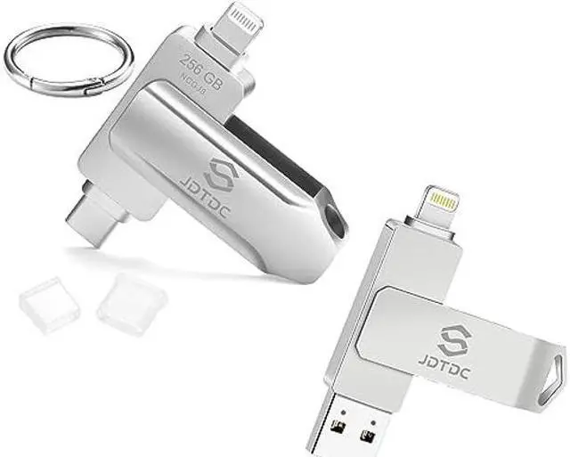 Main image of 2 in 1 Photo Storage Stick for iPhone iPad Memory External Storage for iPhone Thumb Drive iPhone Lightning USB Flash Drive