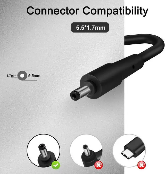 Alt view image 4 of 5 - OEM 330W AC Adapter for Acer Predator Helios 18 16 15 PH18-71 PHN16-71 PH16-71 PH3D15 Acer Predator Triton 17 X PTX17-71 Power Cord Acer Nitro 17 16 15 Charger AN17-51 AN17-41 AN16-41 PA-1331-99