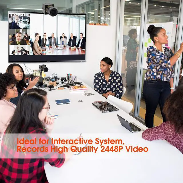 Alt view image 3 of 5 - Hotpet 2.8-12mm Varifocal Lens USB Camera 8 Megapixel Webcamera with (1/3.2") IMX179 Image Sensor Webcam Super High Difinition 3264X2448 USB Camera Outdoor Indoor Webcamera for Video Systems