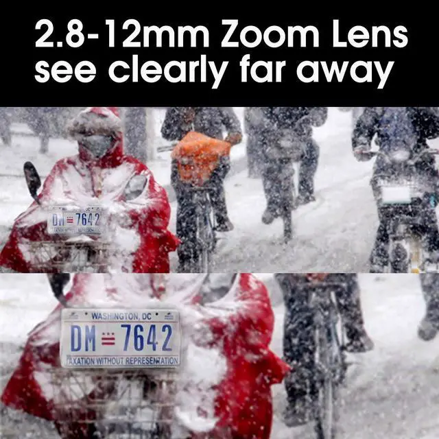 Alt view image 4 of 5 - Hotpet 2.8-12mm Varifocal Lens USB Camera 8 Megapixel Webcamera with (1/3.2") IMX179 Image Sensor Webcam Super High Difinition 3264X2448 USB Camera Outdoor Indoor Webcamera for Video Systems