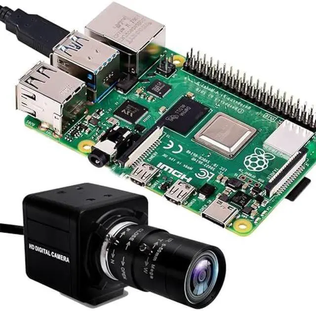 Alt view image 4 of 5 - IFWATER USB Camera 4K Ultra HD 5-50mm Zoom Manual Lens USB Web Camera,2160P USB Camera with IMX317 Sensor,10X Varifocus Camera Close-up USB Webcam Supports for Window/Linux/Raspberry Pi,Built-in Mic
