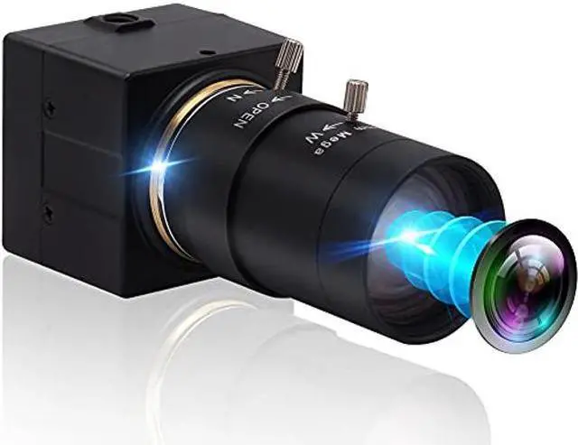Main image of IFWATER 4K USB Camera Ultra HD 5-50mm 10X Optical Zoom Manual Lens, 2160P IMX415 Sensor CS-Mount USB Webcam Varifocus Camera Close-up Plug and Play UVC Free Drive,Compatible Windows Mac OS X Linux