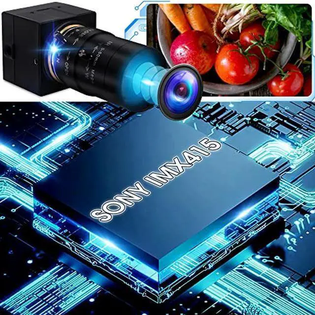 Alt view image 3 of 5 - IFWATER 4K USB Camera Ultra HD 5-50mm 10X Optical Zoom Manual Lens, 2160P IMX415 Sensor CS-Mount USB Webcam Varifocus Camera Close-up Plug and Play UVC Free Drive,Compatible Windows Mac OS X Linux