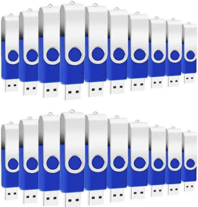 Main image of 256MB Bulk Flash Drives 100 Pack EASTBULL USB 2.0 Flash Drives Pack 256MB Thumb Drives Bulk (Blue)
