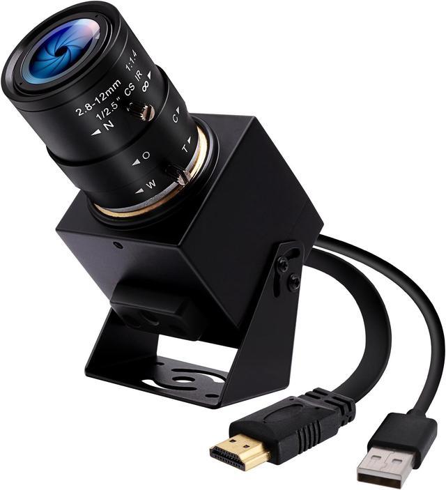 IFWATER HDMI USB Camera 4K Webcam Simultaneous Output Video Conference Camera H.265 4X Optical Zoom Lens Close up USB Computer Web Camers Plug and