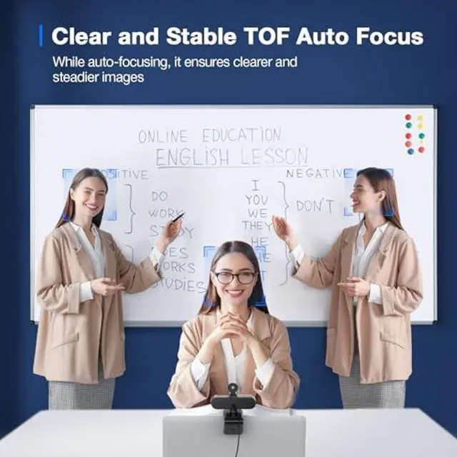 Alt view image 3 of 5 - EMEET C960 4K and C980 1080P Webcam for PC