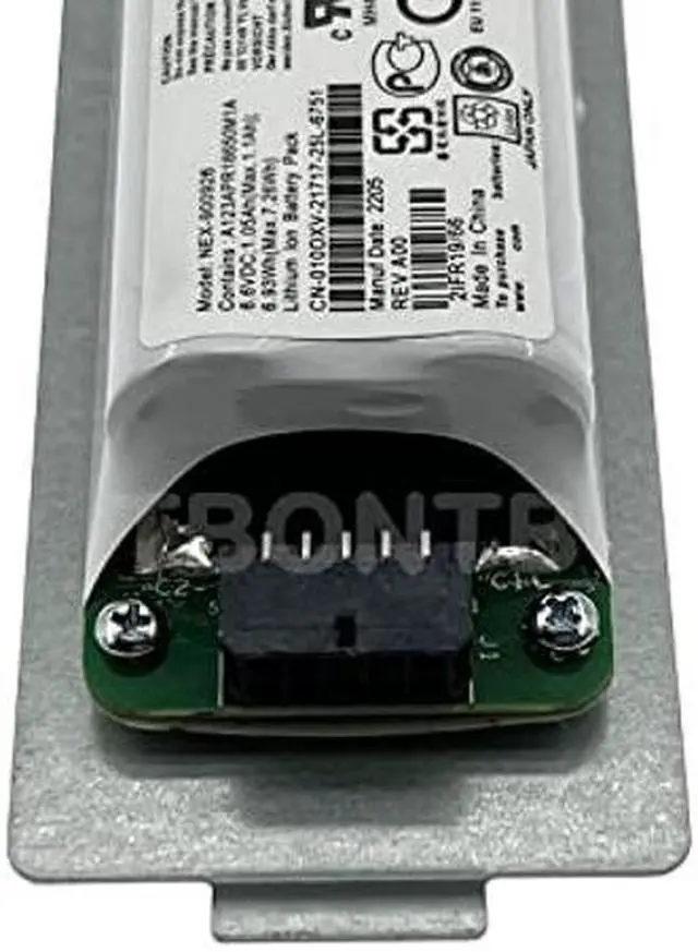 Alt view image 3 of 5 - TBONTB NEX-900926 Smart Battery Compatible with Dell EqualLogic Module Type 15 Type 18 Type 19 PS4210 PS6210 PS6610 Controller 0KVY4F KVY4F 10DXV K4PPV 0K4PPV 0FK6YW Series [6.6V 6.93Wh 1.05Ah]