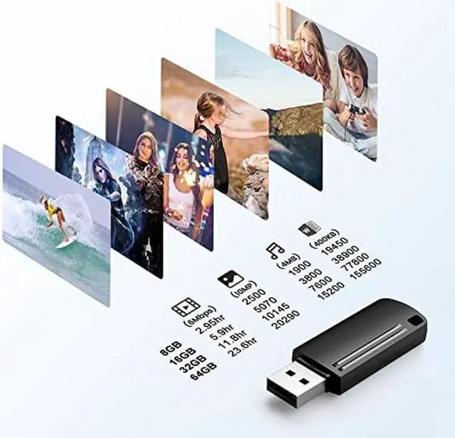 Alt view image 3 of 4 - KEXIN 8GB Flash Drive Thumb Drive 50 Pack 8G USB Flash Drive Bulk Memory Stick with LED Indicator, Flash Drives Design in Snap Cap