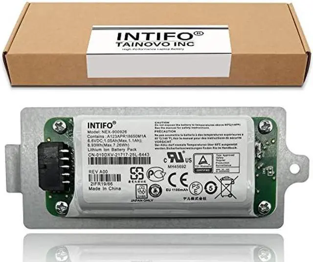 Alt view image 2 of 5 - INTIFO 6.93Wh NEX-900926 Smart Battery Compatible with Dell EqualLogic Module Type 15 Type 18 Type 19 PS4210 PS6210 PS6610 Controller Series 010DXV 0FK6YW 0K4PPV 0KVY4F 0M1GDN NEX-900926-A [2-Cell]