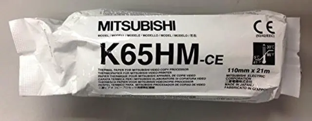 Main image of Mitsubishi Electric high concentration thermal roll paper K65HM-CE (japan import)