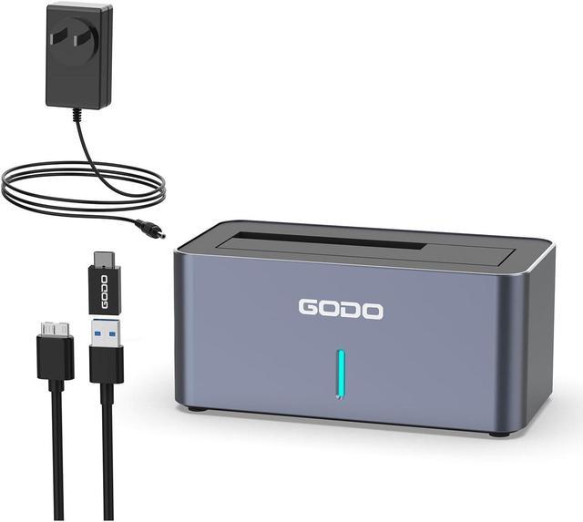 GODO SAS/SATA Hard Drive Docking Station Adapter, 2.5/3.5 inch USB