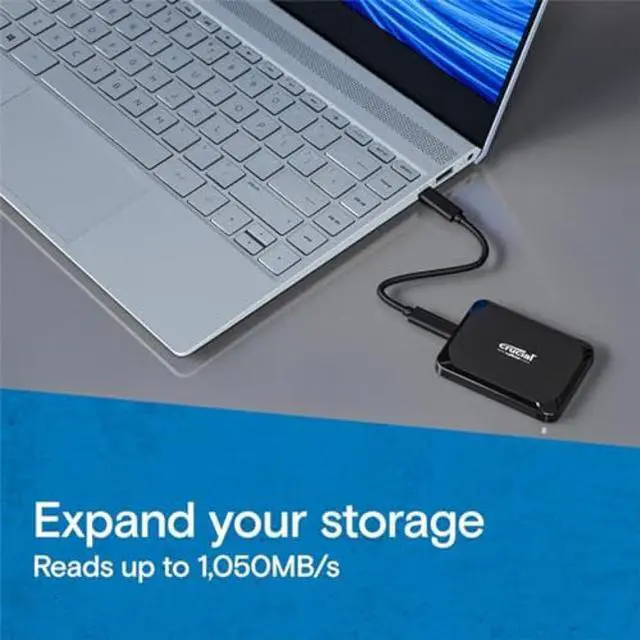 Alt view image 2 of 5 - CRUCIAL X9 2T SSD EXTERNAL *CT2000X9SSD9