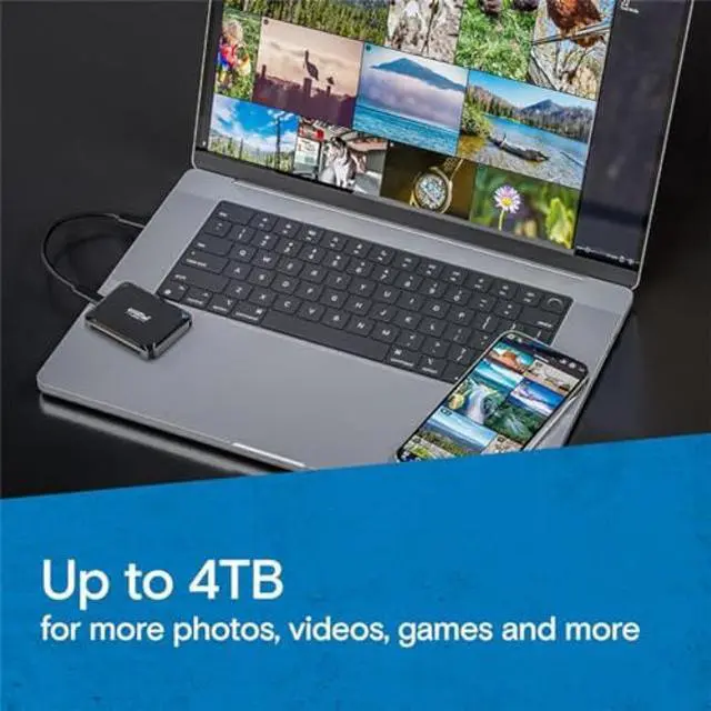 Alt view image 5 of 5 - CRUCIAL X9 2T SSD EXTERNAL *CT2000X9SSD9