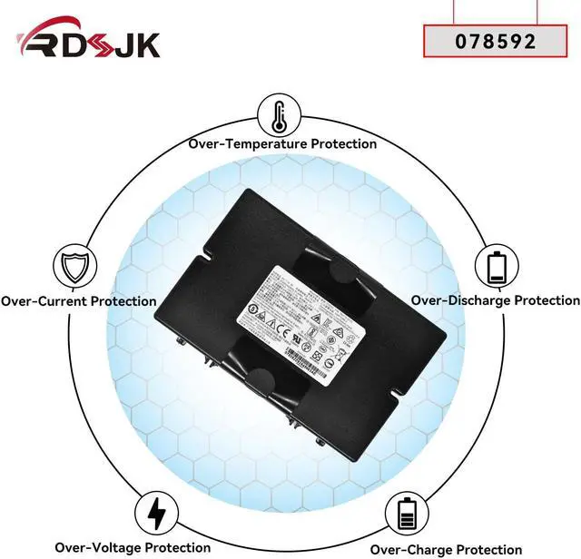 Alt view image 5 of 5 - RDSJ 078592 789175 S1 Battery Replacement for Bose S1 Pro Multi-Position PA Speaker 789175-0110 4INR19/66-2 14.8V 5500mAh