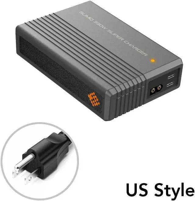 Alt view image 2 of 5 - 330W 20V 16.5A AC Adapter Power Supply, Multi-Function Gaming Laptop Charger with 1 DC Port Plus 2 Type-C Ports for Dell MSI Lenovo HP Razer Asus Acer Laptop Charger Replacement (Without  DC Adapter)