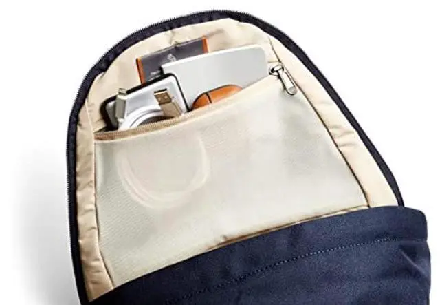 Alt view image 4 of 5 - Bellroy Classic Backpack Compact - (Laptop Bag, Laptop Backpack, 16L) - Navy