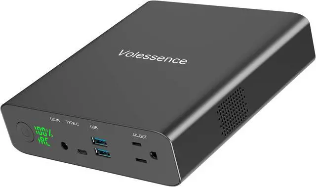 Main image of Volessence 27000mAh AC 130W Outlet Portable Laptop Charger (TSA-Approved), Travel Laptop Power Bank & External Battery Pack for MacBook, CPAP,Projector, Drone Headphone and More
