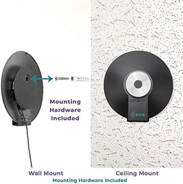 Alt view image 3 of 5 - ECS WordForum 3.5mm TRS 360deg Omnidirectional Stereo Conference Microphone for PC - with Daisy Chain Option, Condenser Mic for Teleconferencing - 4 Pack