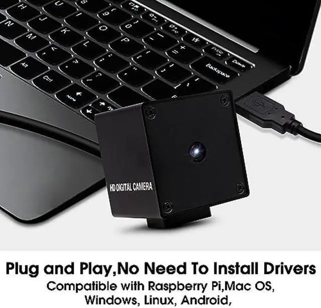 Alt view image 5 of 5 - IFWATER USB Camera 48MP Webcam Ultra HD Autofocus 70 Degree Lens with Metal Case,200ms Fast Automatically Focus Clear USB Camera Plug and Play for PC Raspberry Pi Jetson Nano Laptop Prototype Camera