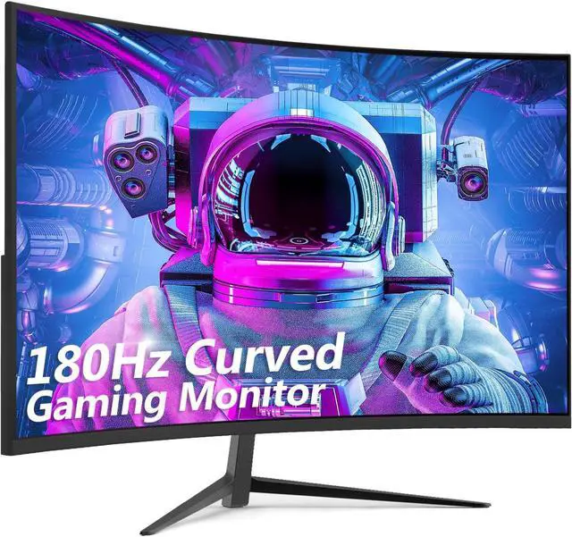 Main image of Z-Edge 24-inch Curved Gaming Monitor 180Hz Refresh Rate, 1ms MPRT, FHD 1080 Gaming Monitor, R1650 Curved, UG24 AMD Freesync Premium Display