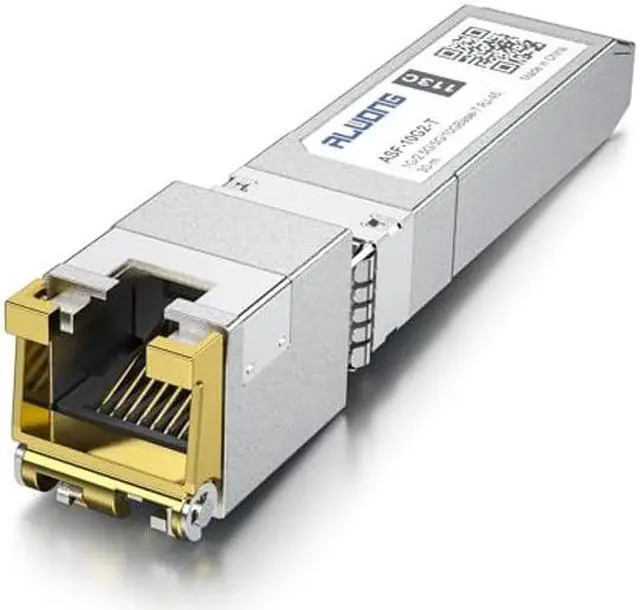 Alt view image 2 of 5 - 4Pack 2.5/5/10G-T Transceiver, 10G SFP+ to RJ-45 Copper Module for Cisco SFP-10G-T-S, Ubiquiti, Meraki, Mikrotik, Netgear, D-Link, Accton, Cumulus etc. CAT.6a/CAT7, 30m.